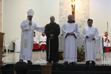 MISSA DE POSSE DOS FREIS WILLIAM DANTAS E DONIZETE PEREIRA