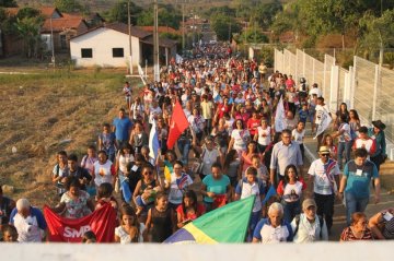 ROMARIA DIOCESANA COMEMORA JUBILEU DE 50 ANOS DA PARÓQUIA SAGRADO CORAÇÃO DE JESUS, EM ITACAJÁ